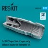 RESKIT RSU72-0187 F-100 SUPER SABRE OPEN EARLY EXHAUST NOZZLE FOR TRUMPETER KIT 1/72